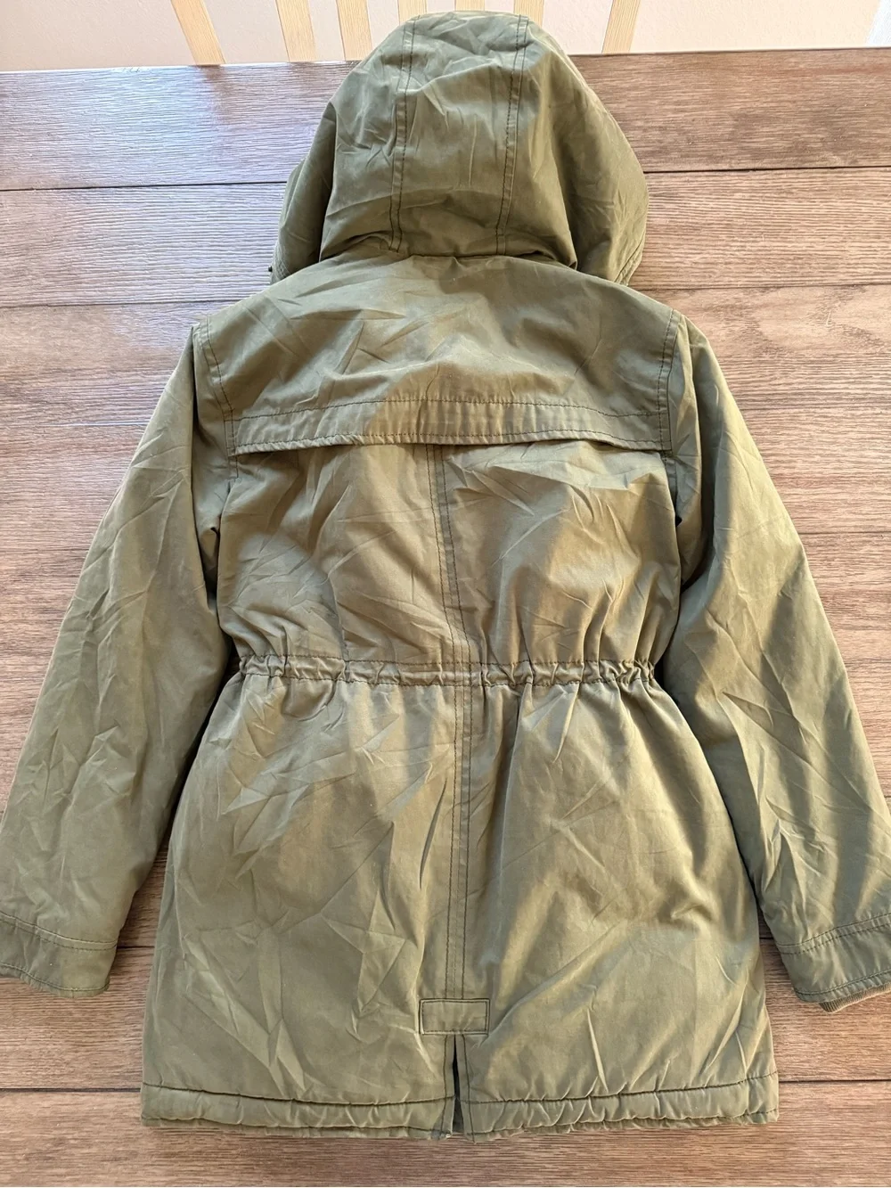 Abercrombie & Fitch - Olive Green Hooded Parka Jacket